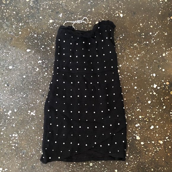 retrofete Adara Dress Black Mini Crystal Embellished - Picture 11 of 11